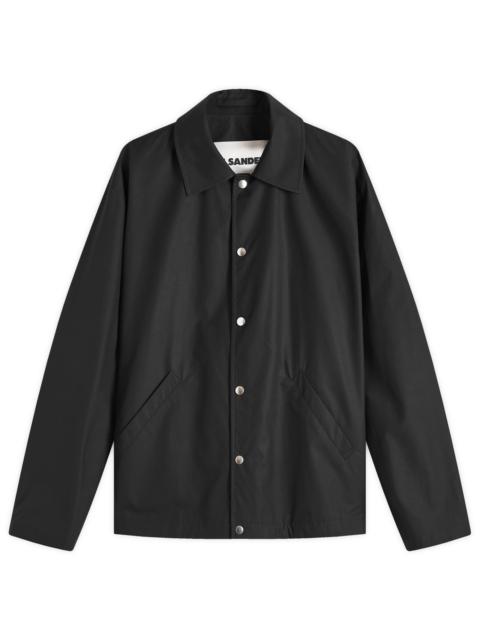 Jil Sander Logo Cotton Coach Jacket