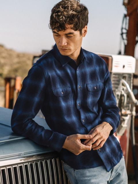 The Brace Shadow Ombre Plaid - Lake