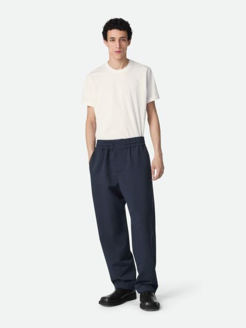 Silk And Cotton Twill Pants