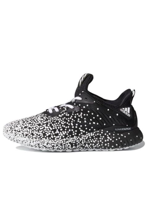 (WMNS) adidas Alphabounce 1 'Black White Speckle' DA9974