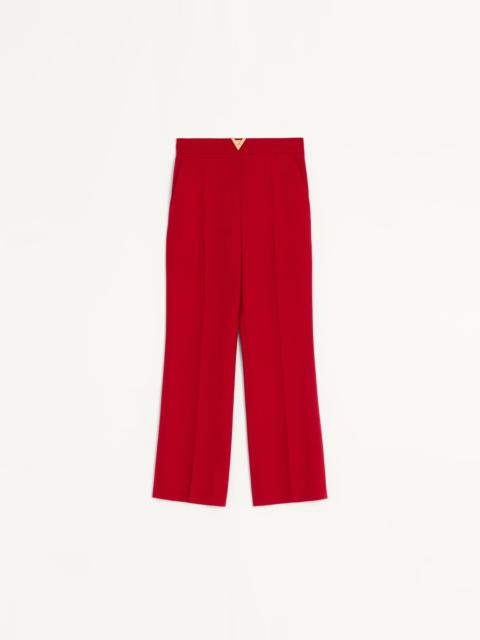 WOOL CREPE PANTS