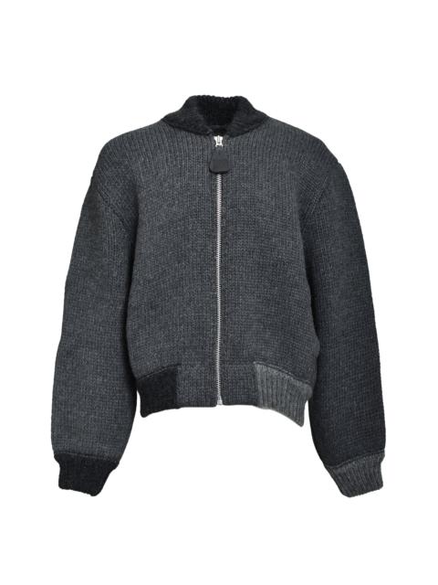 KNITTED BOMBERONE / MD82_27 ANTRACITE