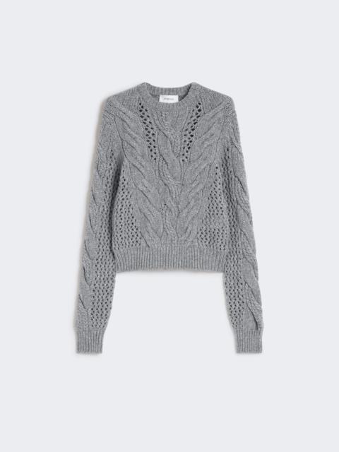 RADIO Cable-knit crew-neck sweater