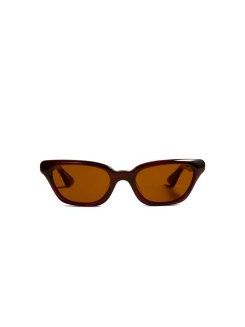 geometric-frame sunglasses