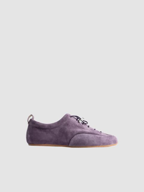 Prudent Deep Purple Suede Leather Sneaker