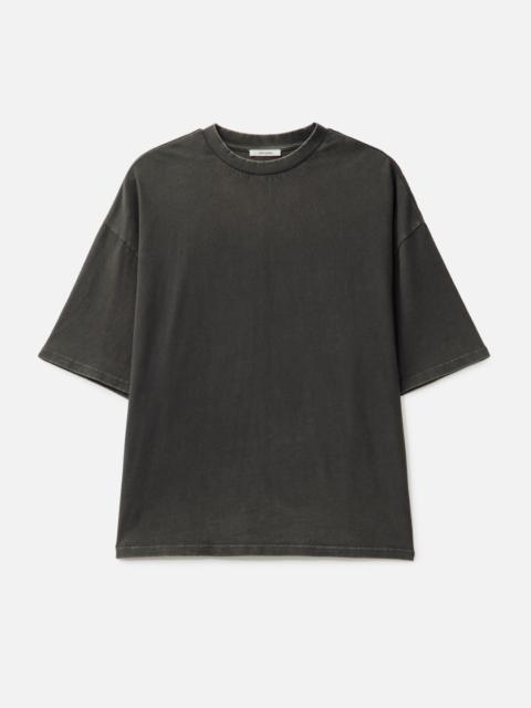 HEAVY BOXY TEE  WASHED BLACK
