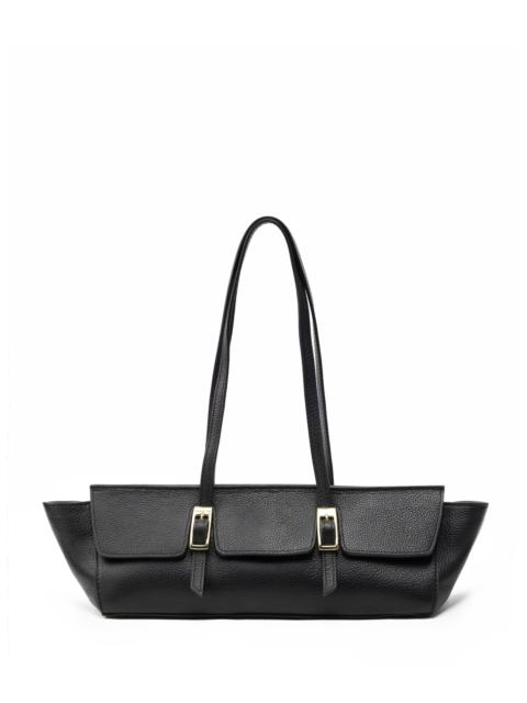 Le Bateau Pebbled Leather Black