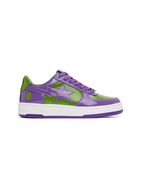 Purple & Green 'BAPE' STA #1 Sneakers