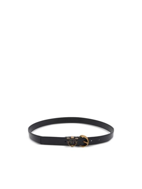 Love Birds leather belt