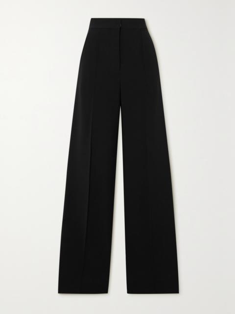 + Net Sustain Stretch-merino Wool Wide-leg Pants