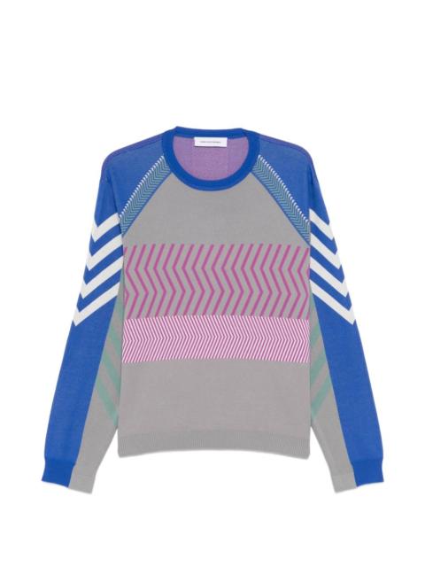 Gizi panelled sweater