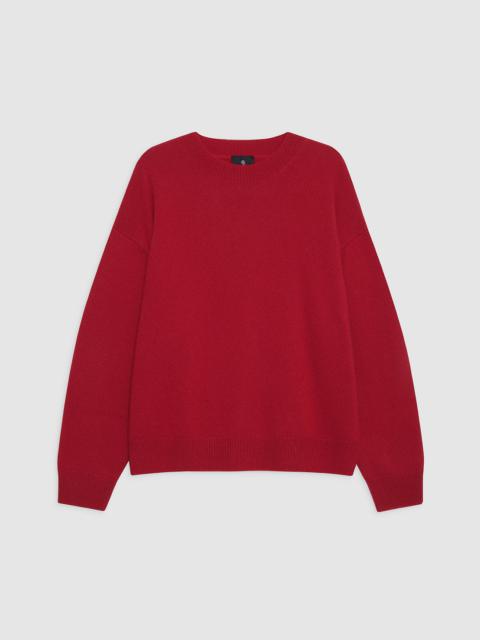Lee Crew Sweater - Scarlet Red