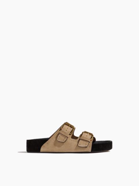 Lennyo Sandal in Light Beige
