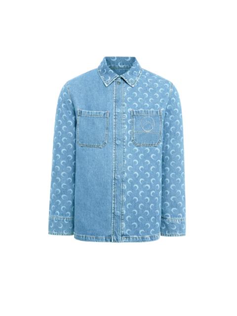 Moon Laser Denim Overshirt