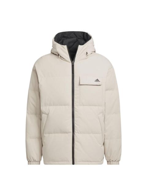 adidas Reversible Down Jacket 'White Black' IV7570