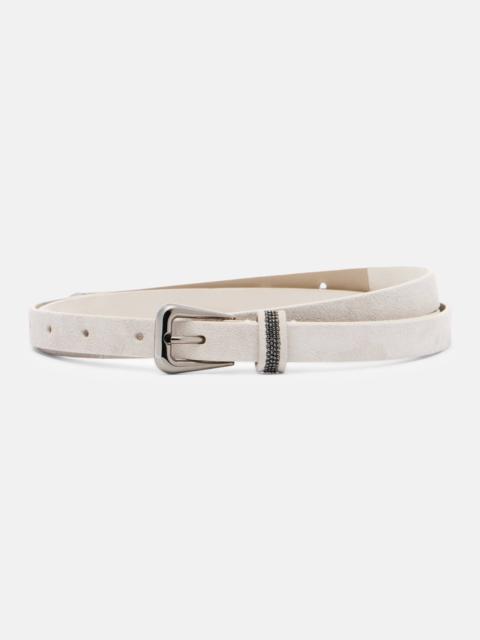 Monili suede belt