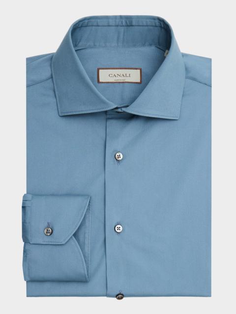 Men's Technical Cotton-Blend Dress Shirt
