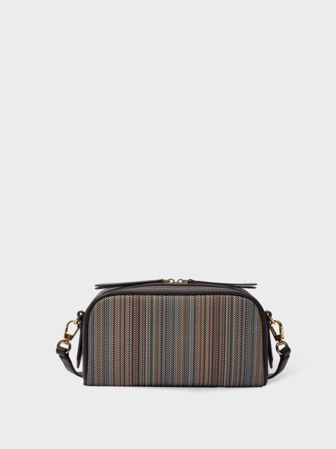 Women's 'Signature Stripe' Cross Body Bag