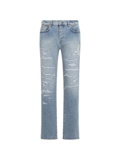 distressed signature jeans