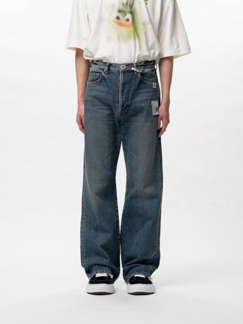 Flared Denim Pants