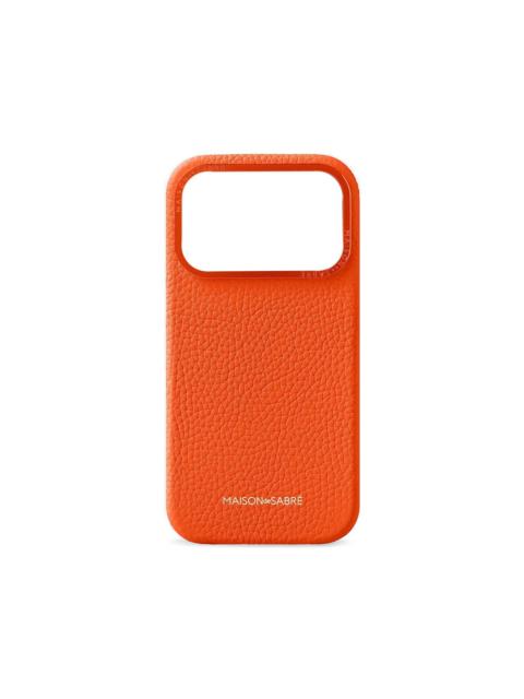 leather iPhone 17 phone case