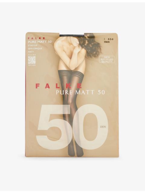 50 denier matt stretch-woven tights