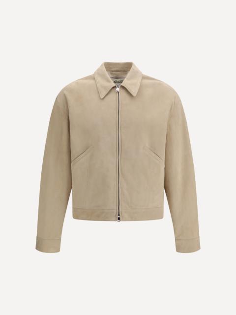 Suede bomber Jacket