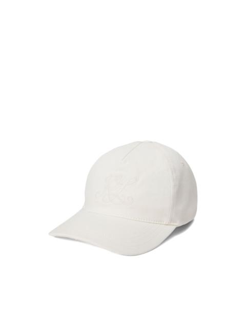 monogram twill ball cap