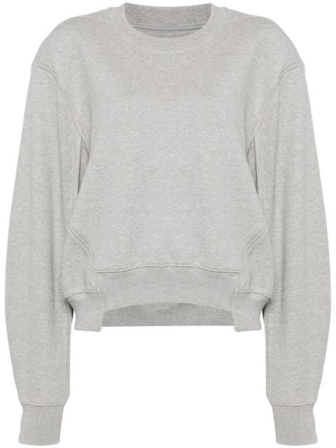 logo hood sweatshirt