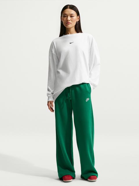 Nike Sportswear Club Fleece Women's Mid-Rise Wide-Leg Sweatpants