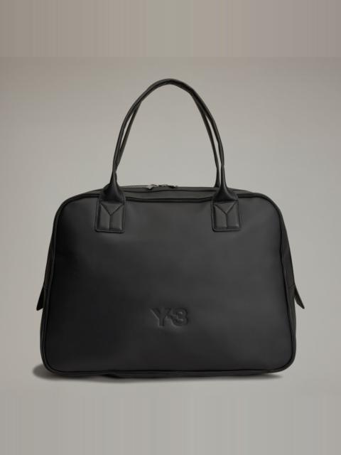 Y-3 Leather Airliner Bag