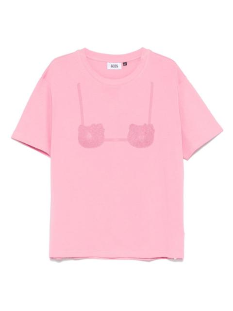 x Hello Kitty printed-bra T-shirt