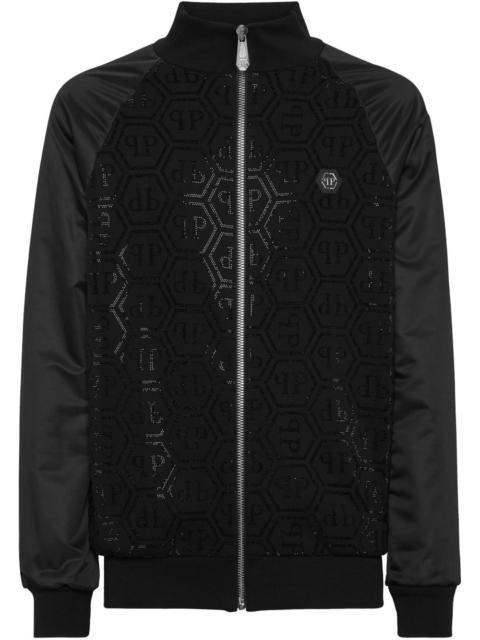 logo-patch jacket