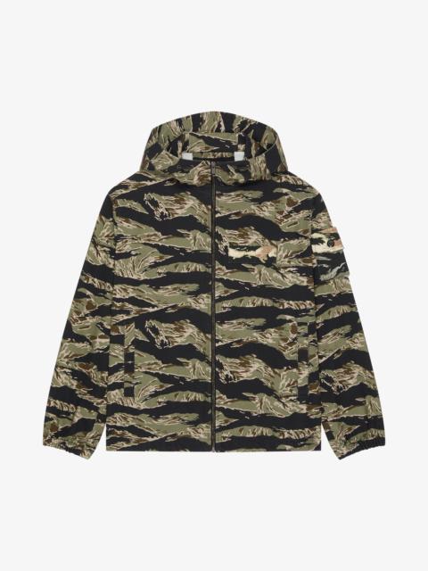 WINDBREAKER IN COTTON WITH CAMO PRINT