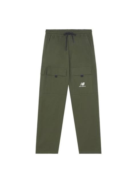 New Balance Casual Cargo Pants 'Olive Green' AMP13396-ECL