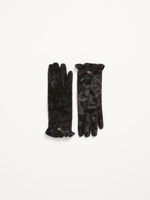 VLOGO SIGNATURE CHENILLE GLOVES