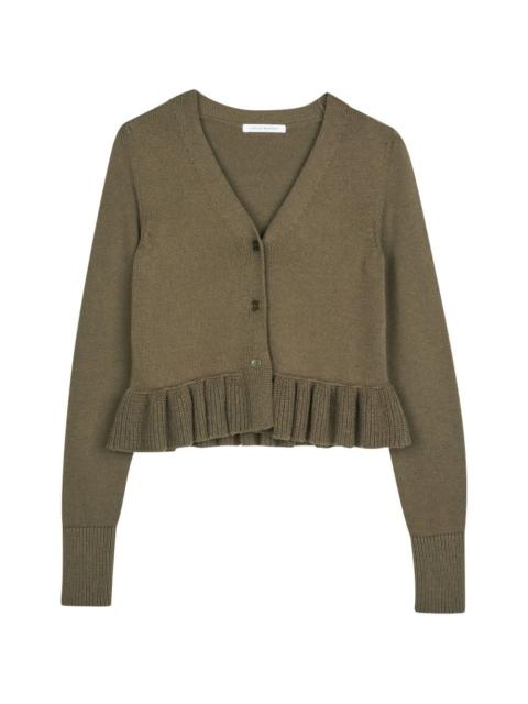 Prisca ruffled prisca cardigan