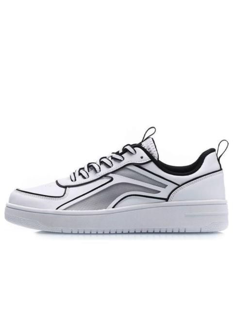 (WMNS) Li-Ning Classic Leisure Low 'White Black Outlined' AGCP128-3