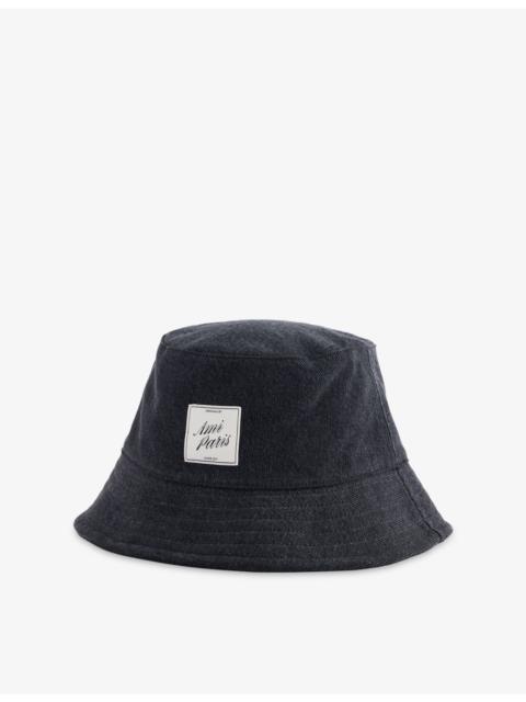 Logo Patch Denim Bucket Hat