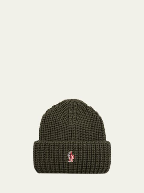 Men's, Rib-Knit Wool Beanie