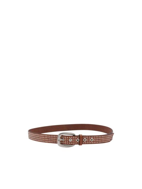 studded leather belt