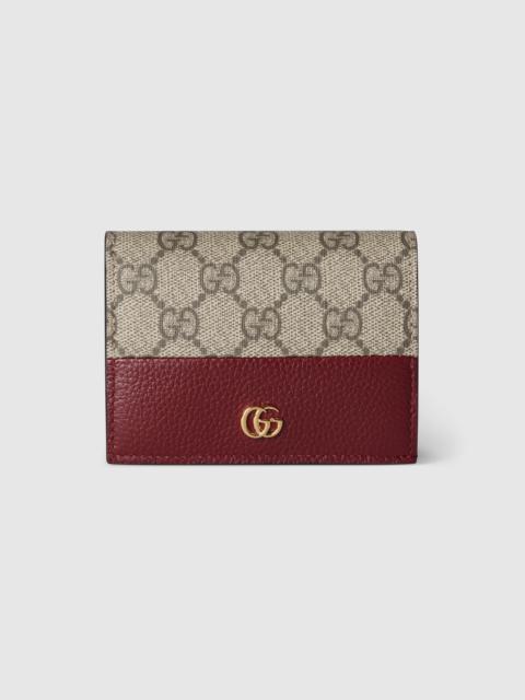 GG Marmont bi-color mini wallet
