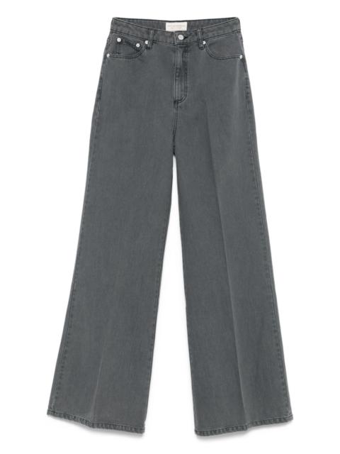 Romy faded wide-leg jeans