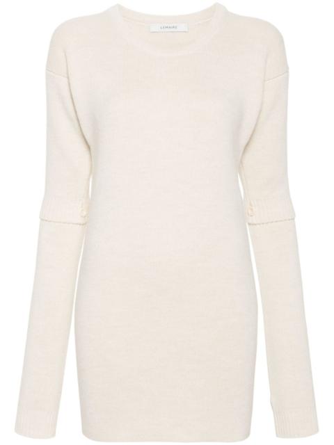 short-sleeve knitted dress