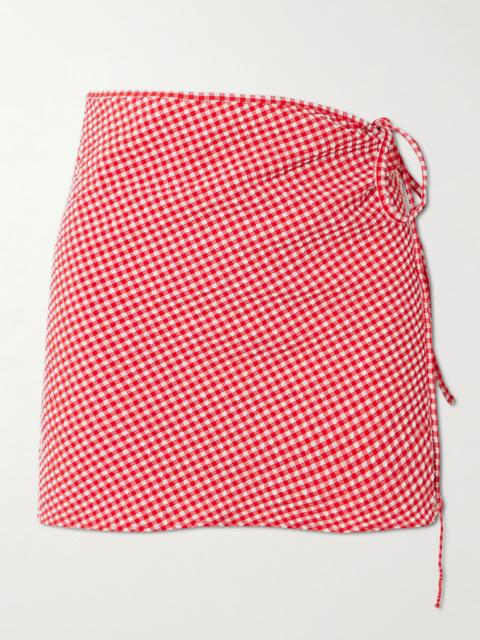 Gingham Seersucker Pareo