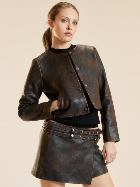 Winona Leather Crop Jacket