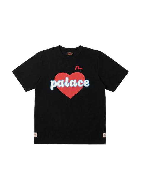 Palace x Evisu Heart T-shirt Black