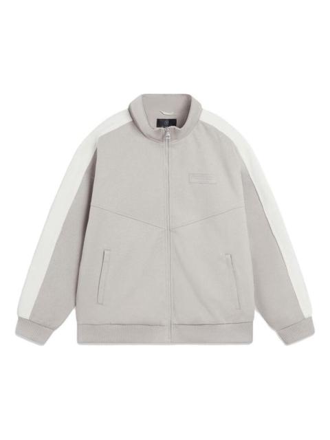 Li-Ning Wade Series Lifestyle Zip Up Track Jacket 'Grey White' AFDT691-3