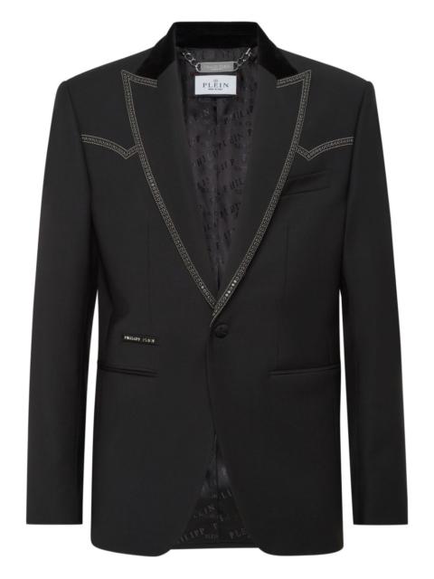 Lord Fit stud-embellished blazer