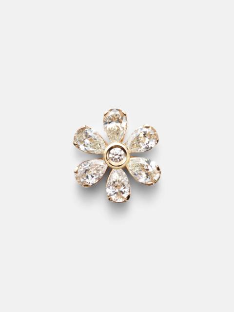 Cosmos Diamant 18kt gold single earring with diamonds